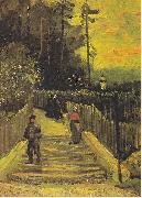 Vincent Van Gogh Small way in Montmartre Spain oil painting artist